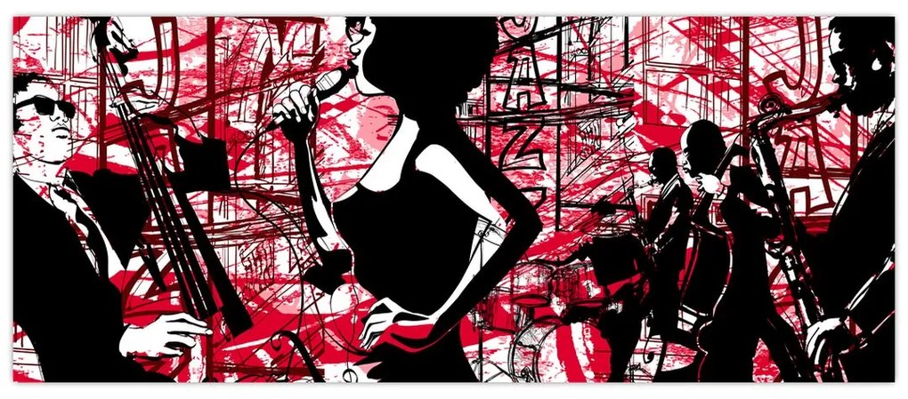 Obraz - Jazz (120x50 cm)