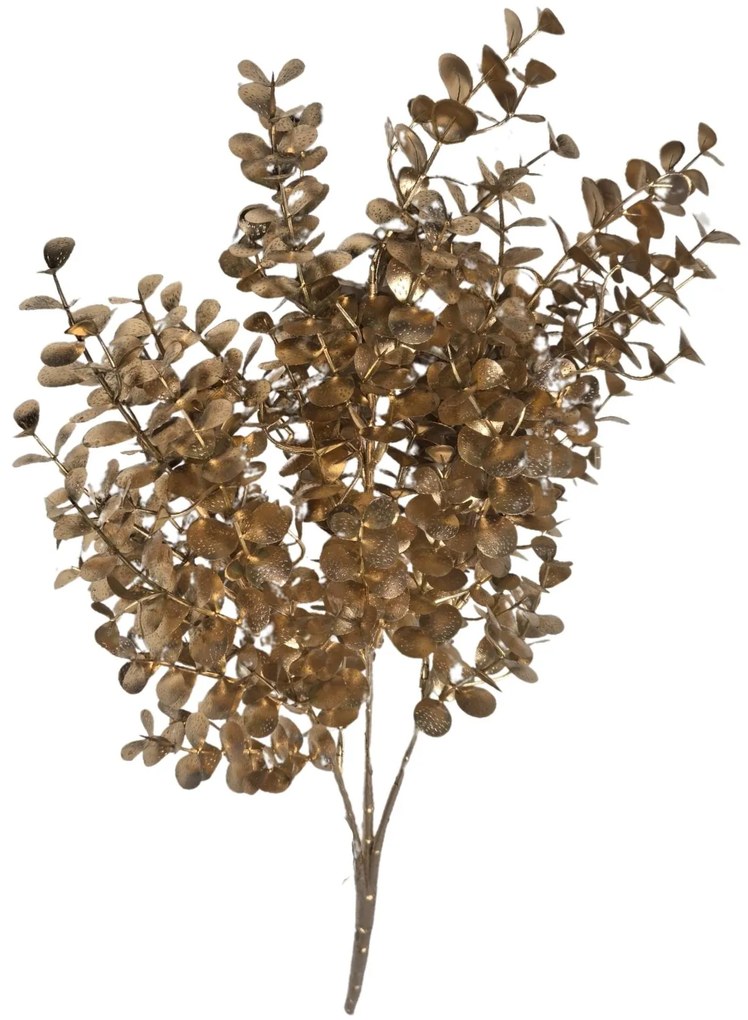 Zlatý umelý eukalyptus 60cm