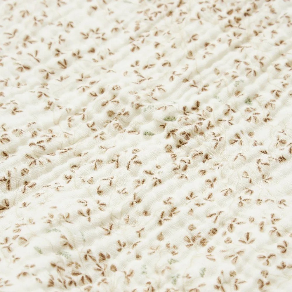 Krémová detská deka z Bio bavlny 100x100 cm Lierre – Cam Cam Copenhagen