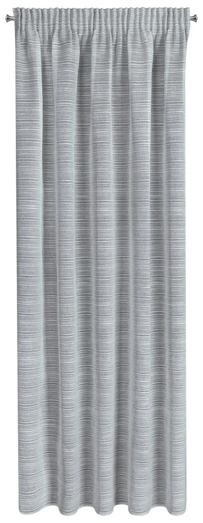 ZÁCLONA NA PÁSKE ARIA 140X300 CM SIVÁ