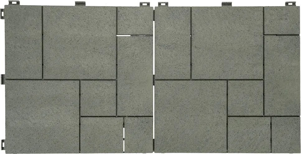 Multy Home Gumová dlaždica STONE MOSAIC 30 x 30 cm, zelená