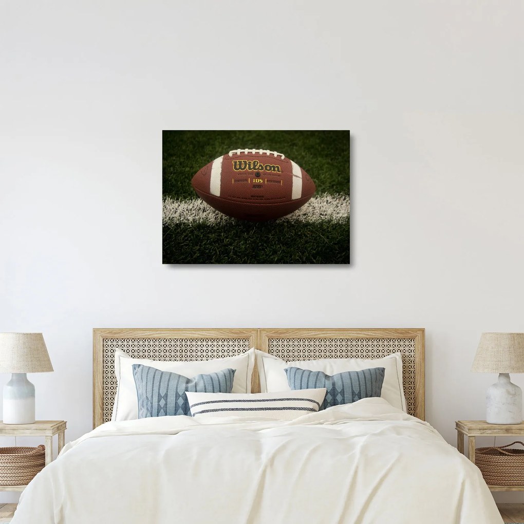 Sklenený obraz - Futbal (70x50 cm)