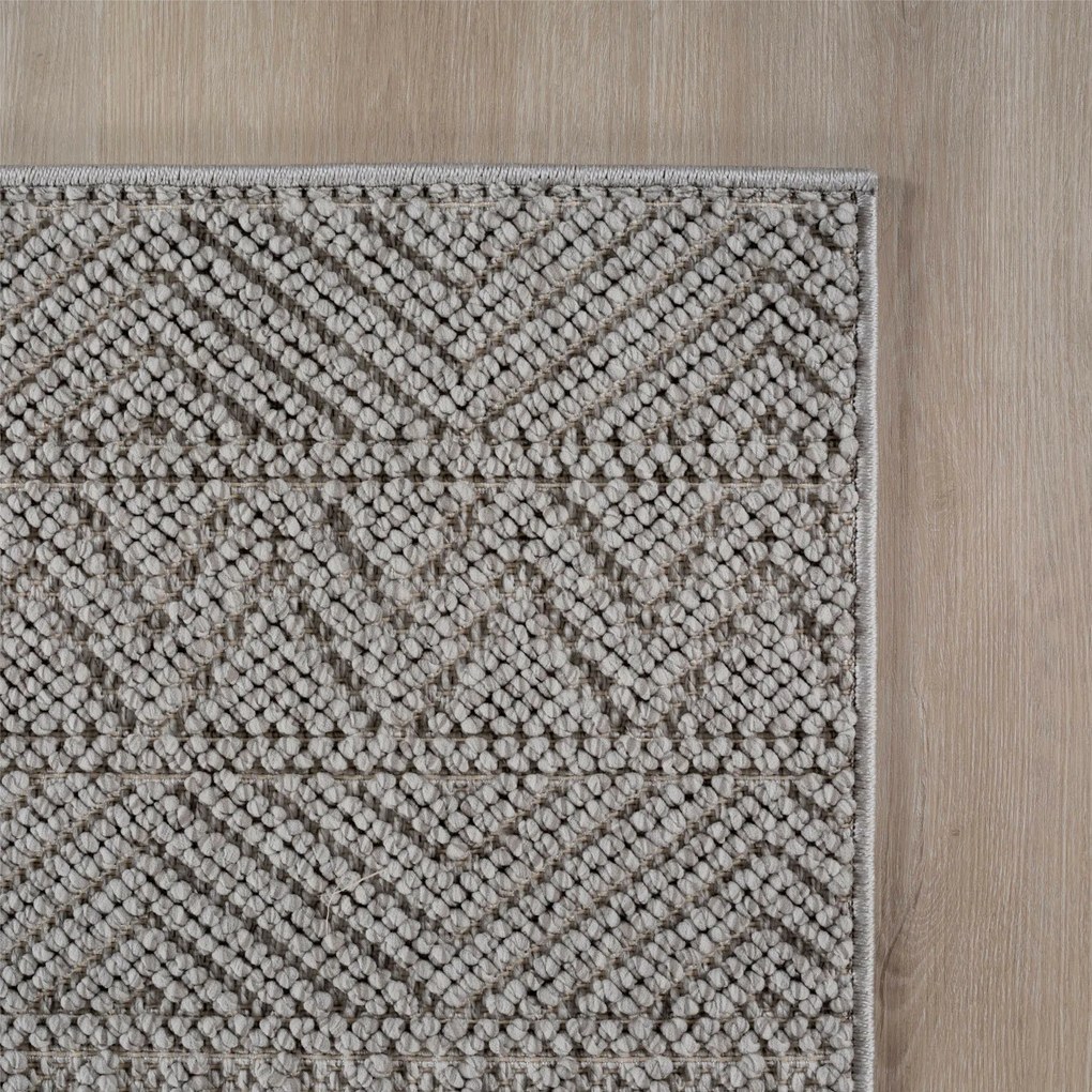 Ayyildiz, Kusový koberec Helix 2202 silver, 80x150, šedá, chodba / predsieň