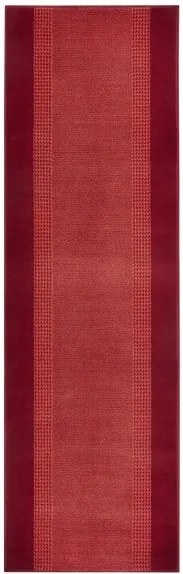 Hanse Home, Behúň Basic 102499, 80x350, červená, chodba / predsieň