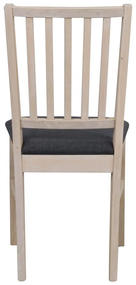 Sivá dubová jedálenská stolička Rowico Fillipa