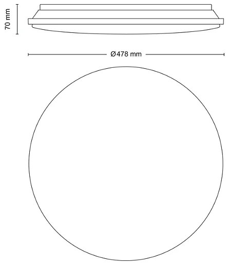 Philips - LED Stmievateľné stropné svietidlo WINCEL LED/40W/230V 2700-6500K + DO