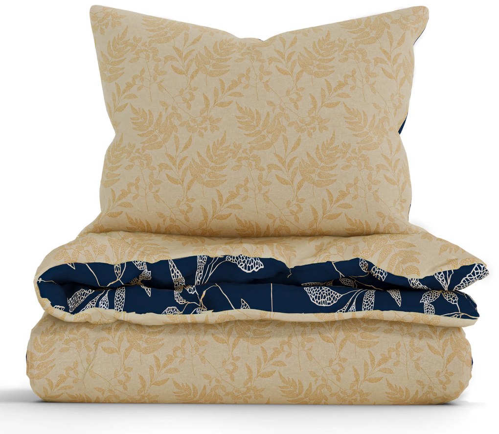 Bavlnené obliečky Renforcé – Gabriela tmavo modré