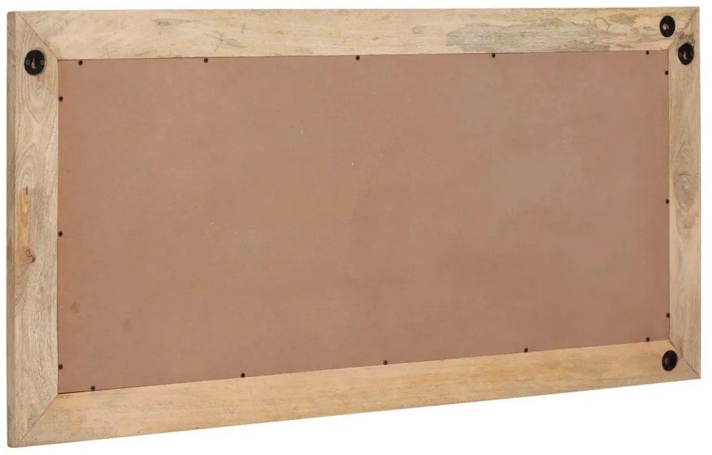 furniture-nabytek.cz - Masivní koupelnové zrcadlo Laos z mangového dřeva, lakované, přírodní – 147×70 cm