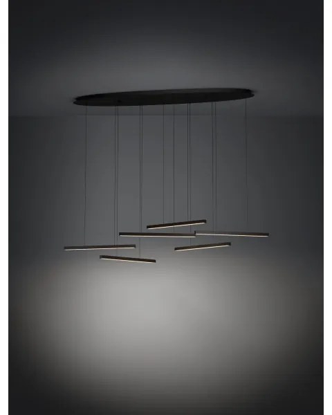 Eglo 39915 - LED Stmievateľný luster na lanku LINDOZA 6xLED/8,4W/230V 3000K