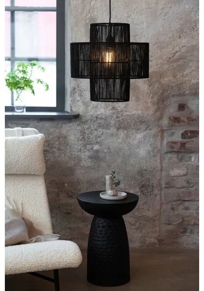 Markslöjd 108766 - Luster na lanku SOGA 1xE27/40W/230V čierna