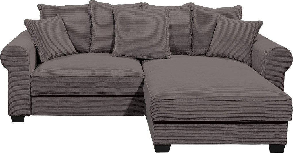 XXXLutz ROHOVÁ SEDAČKA, textil, tmavosivá MID.YOU - Sedačky - 002220047314