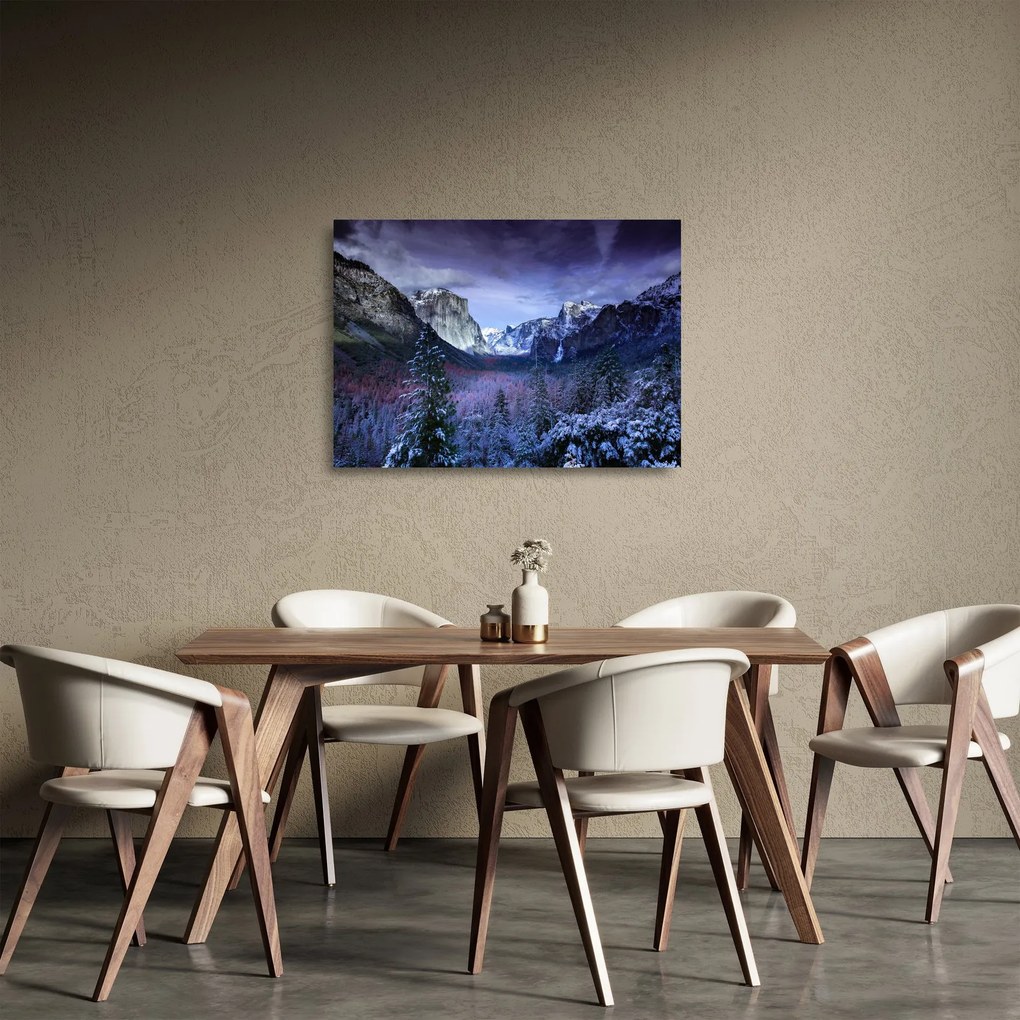 Sklenený obraz - Yosemite, USA (70x50 cm)