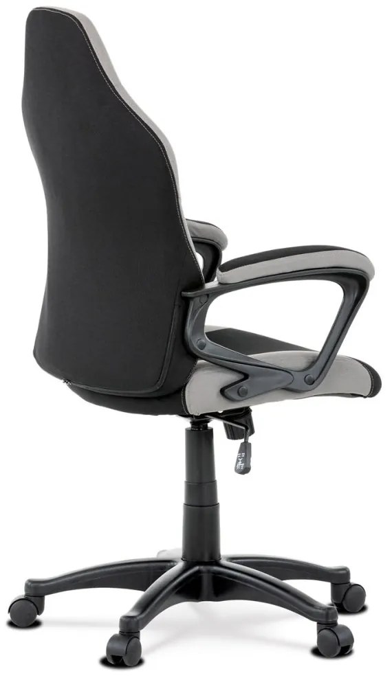 Herné kreslo ECHO — látka, čierna / sivá / modrá