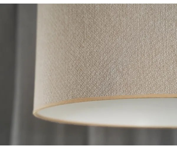 Duolla - Prisadený luster ROLLER ECO RECYCLING 1xE27/15W/230V pr. 45 cm krémová