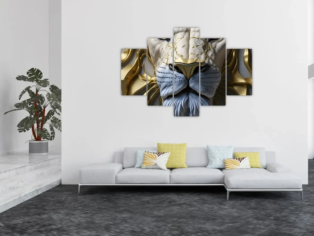 Obraz - Levia hlava (150x105 cm)