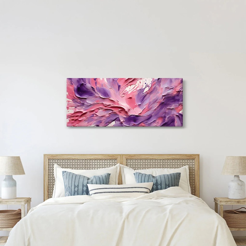 Obraz - Romantická abstrakcia (120x50 cm)