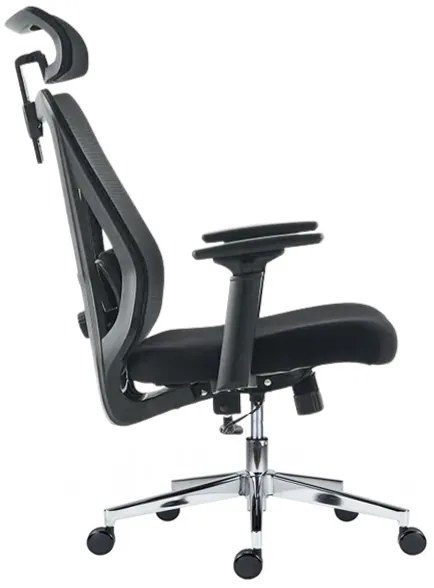 Kancelárska ergonomická stolička Neoseat KETTY — čierna, nosnosť 130 kg