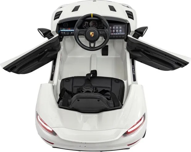 Elektrické autíčko Porsche Spyder RS 718 Lakier biele