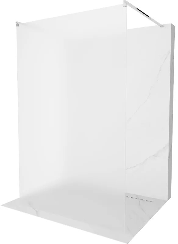 Mexen Kioto, priechodná sprchová zástena 120 x 200 cm, 8mm sklo námraza, 2x chrómová stabilizačná rozpera, 800-120-002-01-30