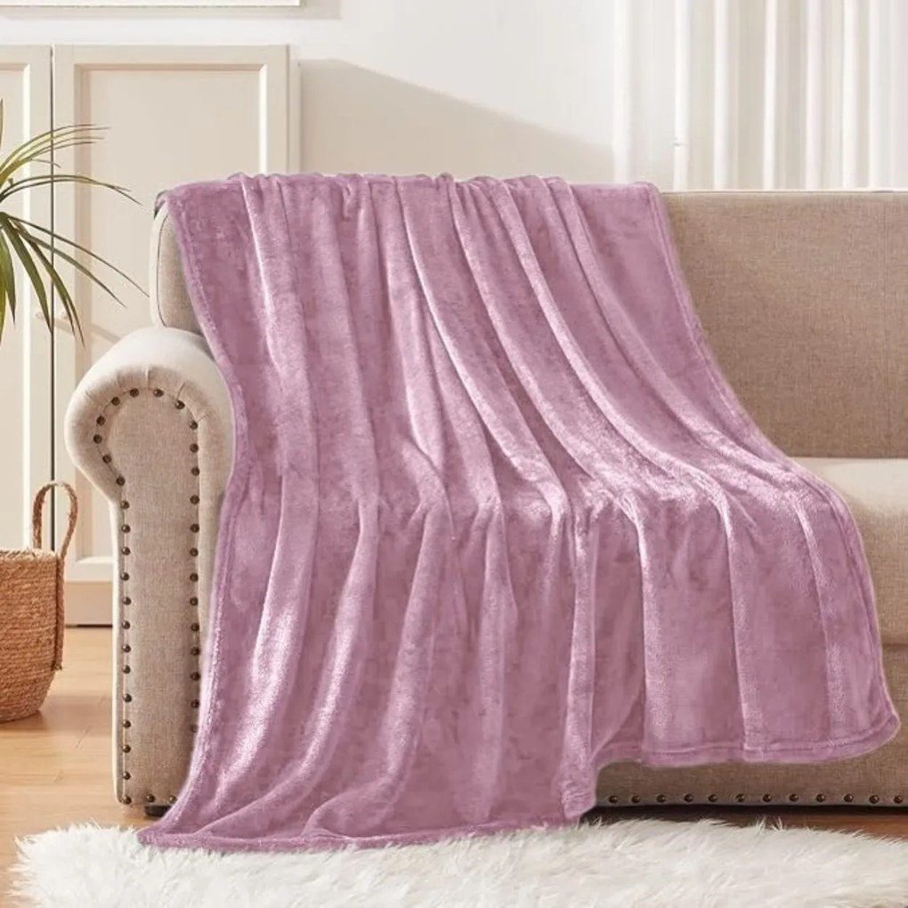 Deka COSY 160x200 cm růžová