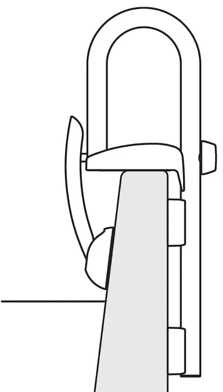 Spirella Oporné držadlo do vane PROF, biela