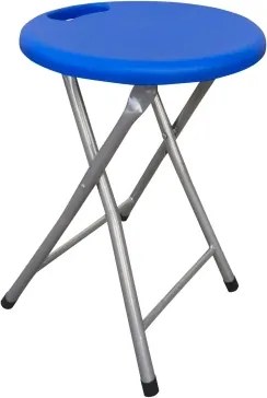 Skladacia stolička Livia, modrá%