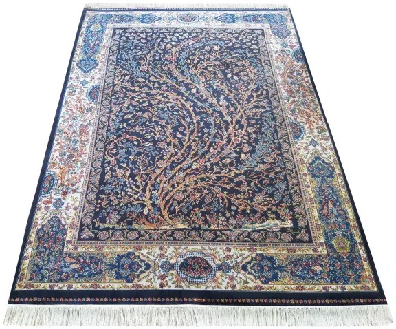 Koberec Exkluzívny Qum Silk 11 modrý