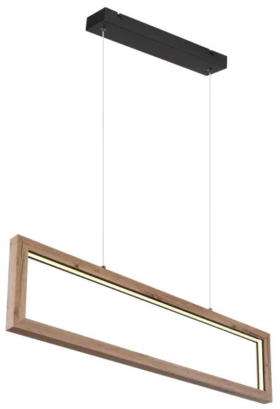 Globo 67287H - LED luster na lanku MANDERA LED/24W/230V hnedá