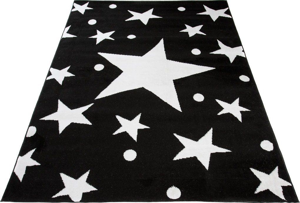 TA Koberec C440A ČIERNA/BIELA BALI PP Rozmer: 300x400 cm