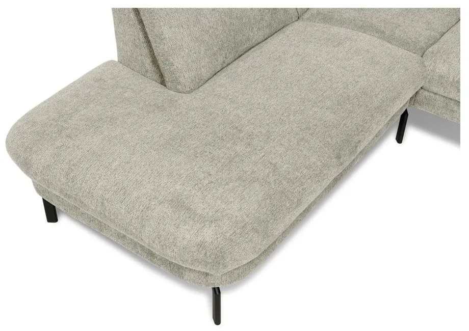 Svetlosivá rohová pohovka (ľavý roh) Gomero – Scandic