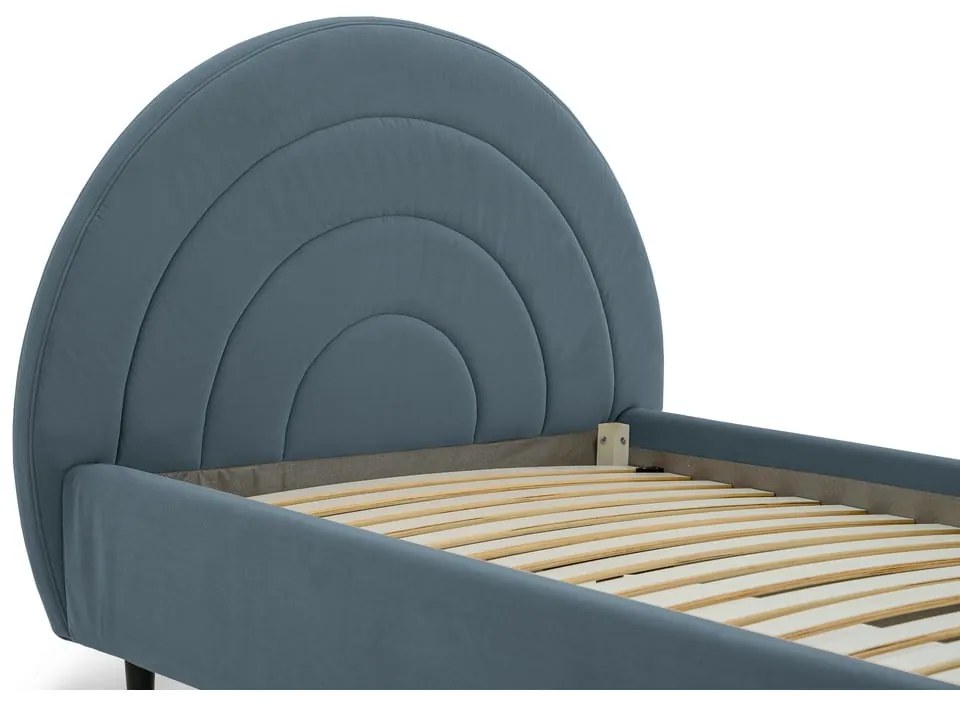 Modrá detská posteľ 120x200 cm Rainbow – Scandic