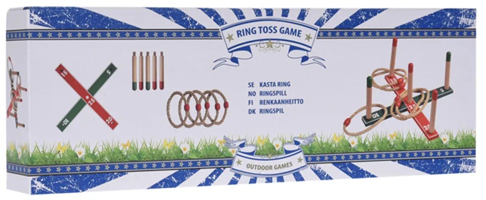 Home Elements Drevená hra - hádzanie krúžkov