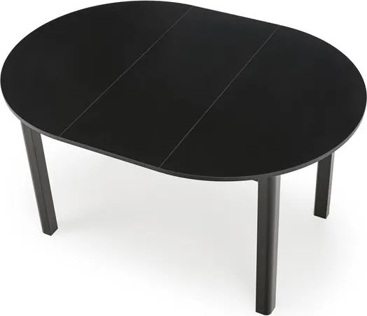 Rozkladací jedálenský stôl 102-142 cm Ralllon (čierna) (pre 4 6 osôb). Vlastná spoľahlivá doprava až k Vám domov. 1049299