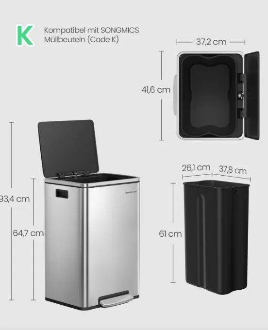 Odpadkový kôš LTB595E01