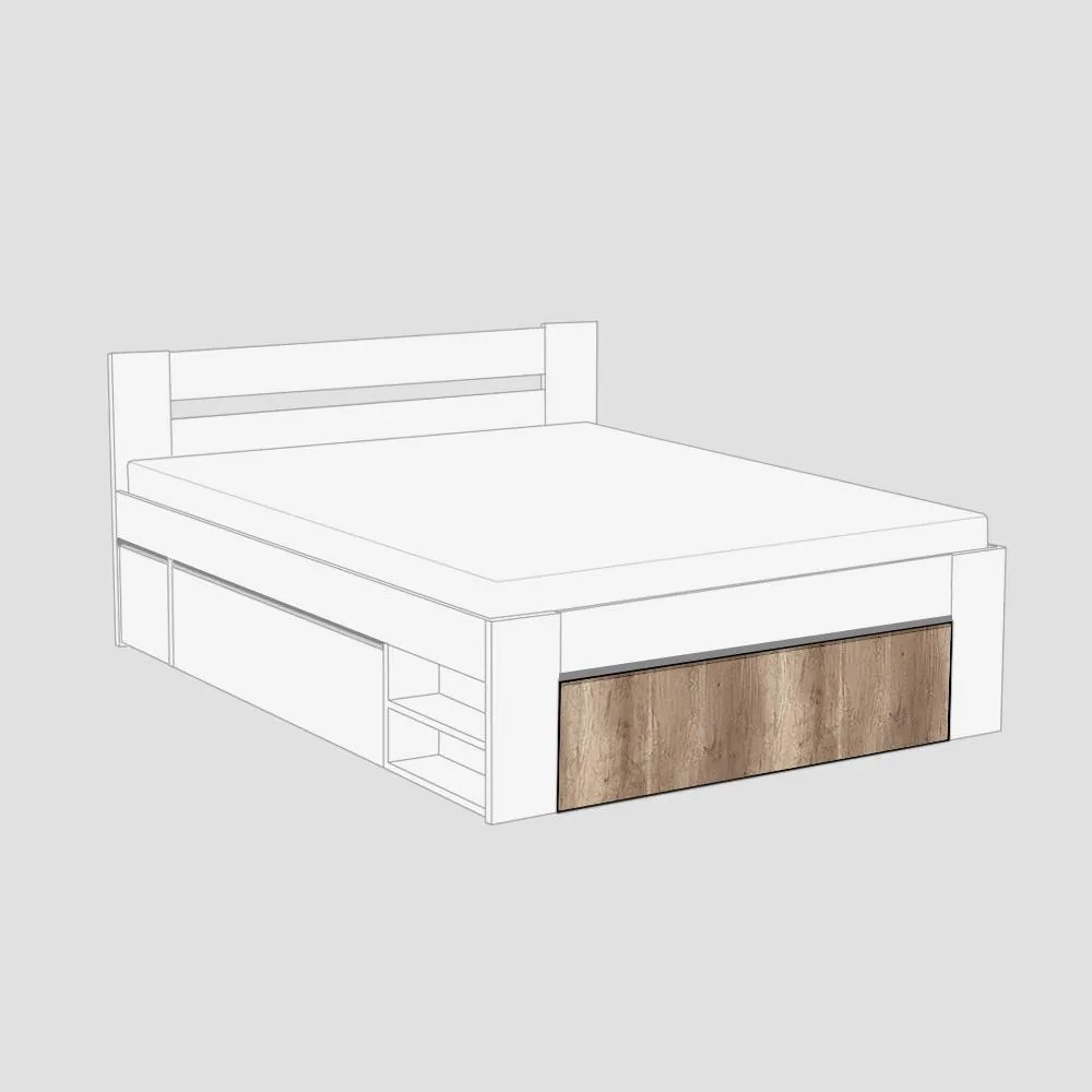 BTC KIRA ČELO 2: 140x200 Varianta: CAPPUCINO