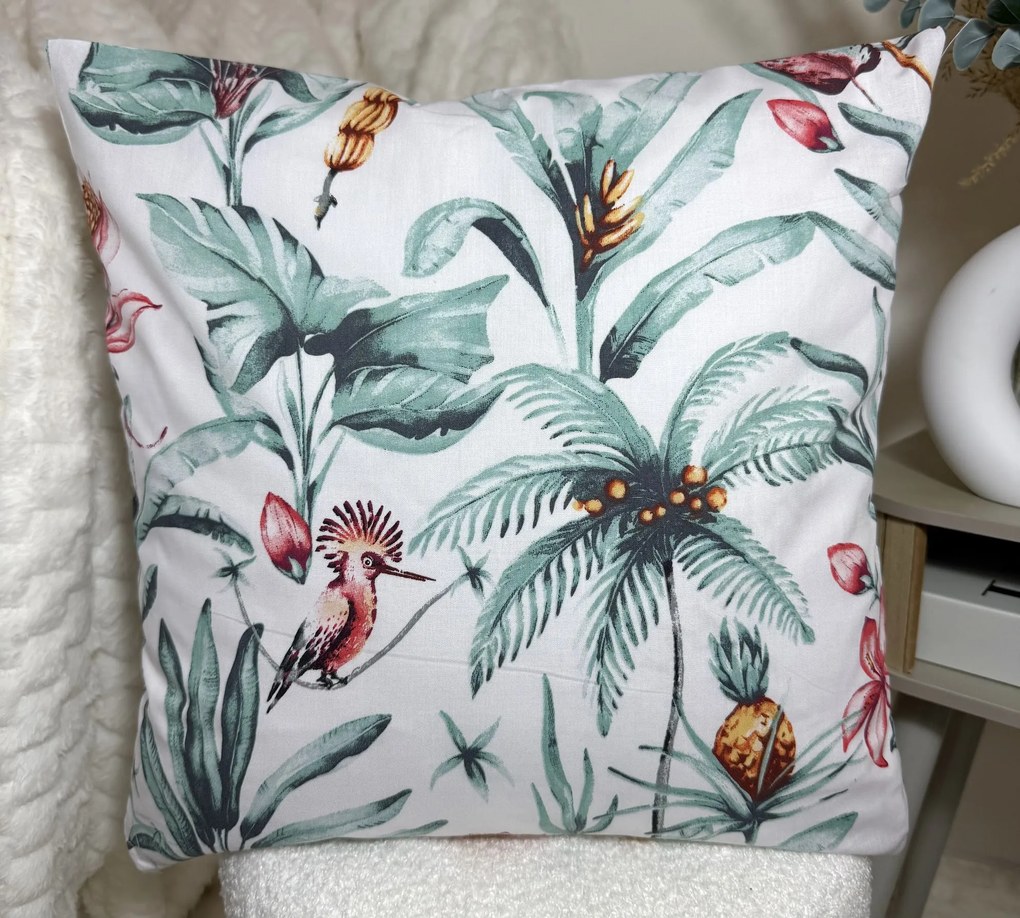 INTERMEDIC SK Vankúšová obliečka 40×40 – Divoký raj, 100 % bavlna