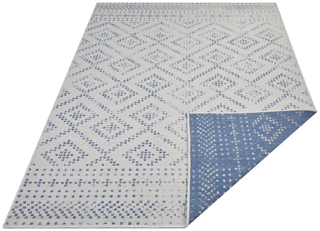 Mujkoberec Original Kusový koberec Mujkoberec Original Nora 105006 Blue Creme – na von aj na doma - 80x200 cm