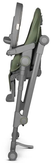 Lionelo - Detská jedálenská stolička 2v1 CORA PLUS Zelená oliva