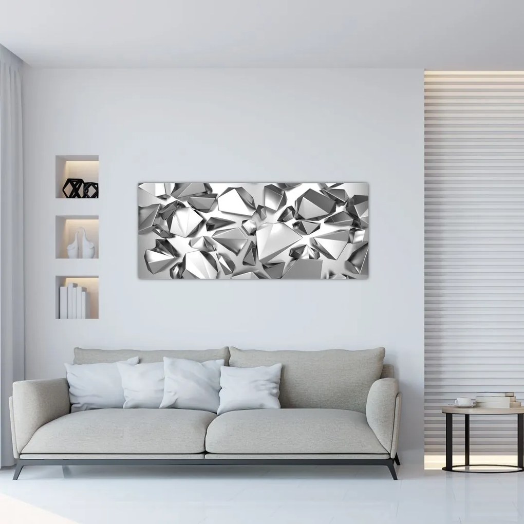 Obraz 3D abstrakcie (120x50 cm)