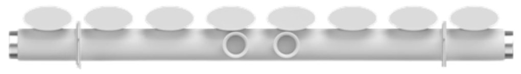 Invena Mono, vykurovacie teleso 1600x480, 672W, biela, INV-UG-10-B16-A