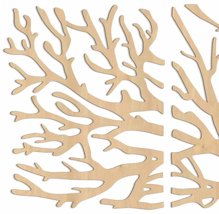 Trojdielny obraz na stenu konáre | SENTOP FB-HDF0502