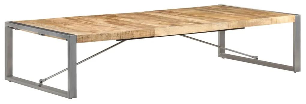 Konferenčný stolík 180x90x40 cm, surové mangové drevo