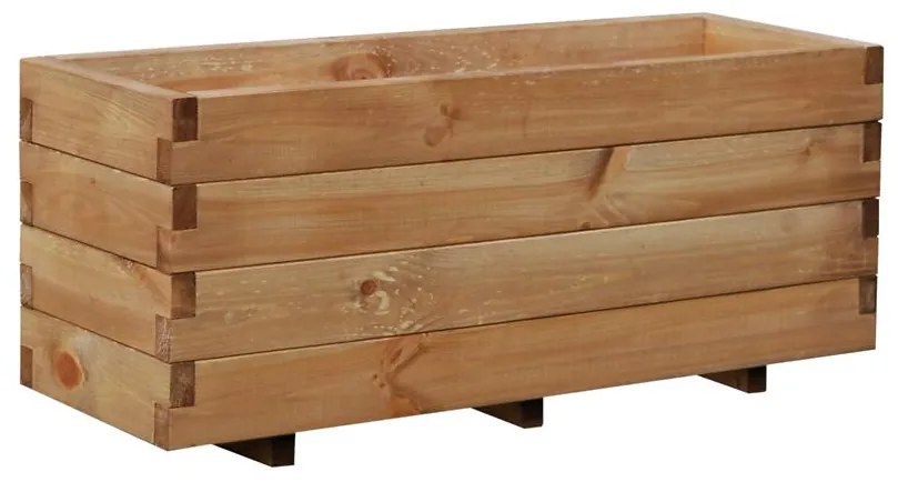 Drevený obal na kvety Domino III s vložkou