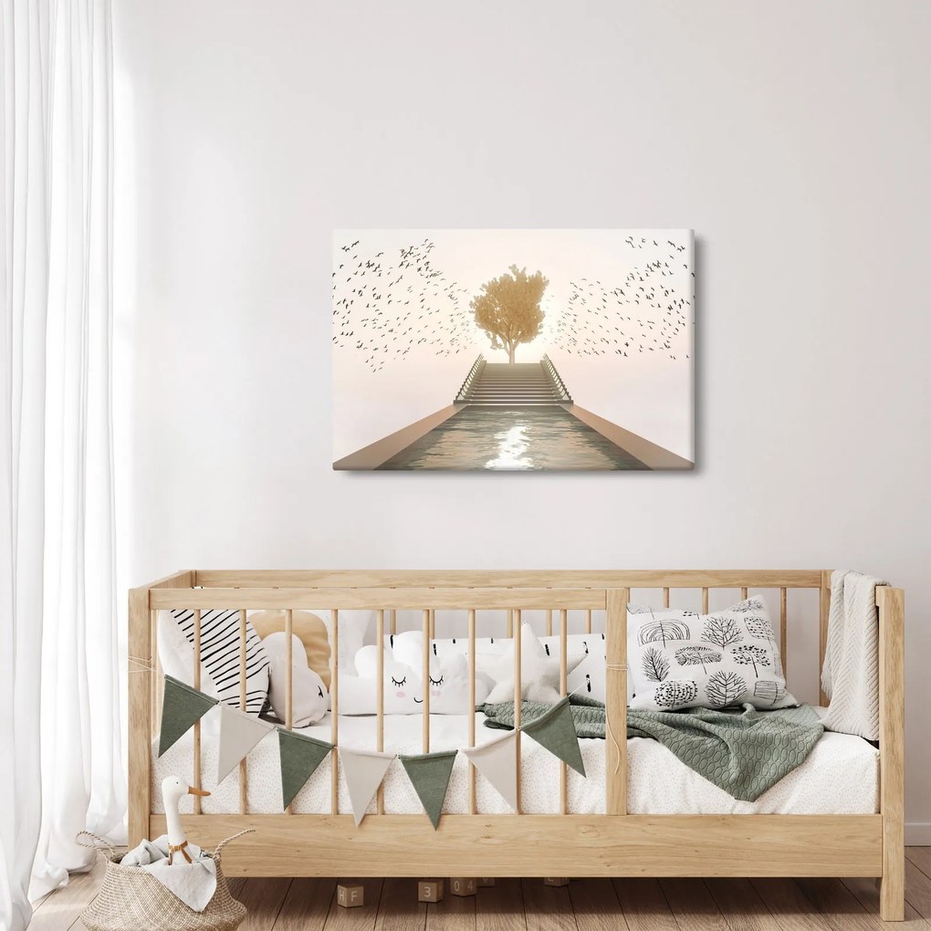 Obraz - Most do neznáma (90x60 cm)