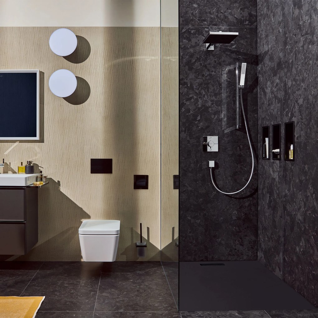 Hansgrohe ShowerSelect Comfort E, termostat pod omietku pre 2 spotrebiče, chrómová, HAN-15572000