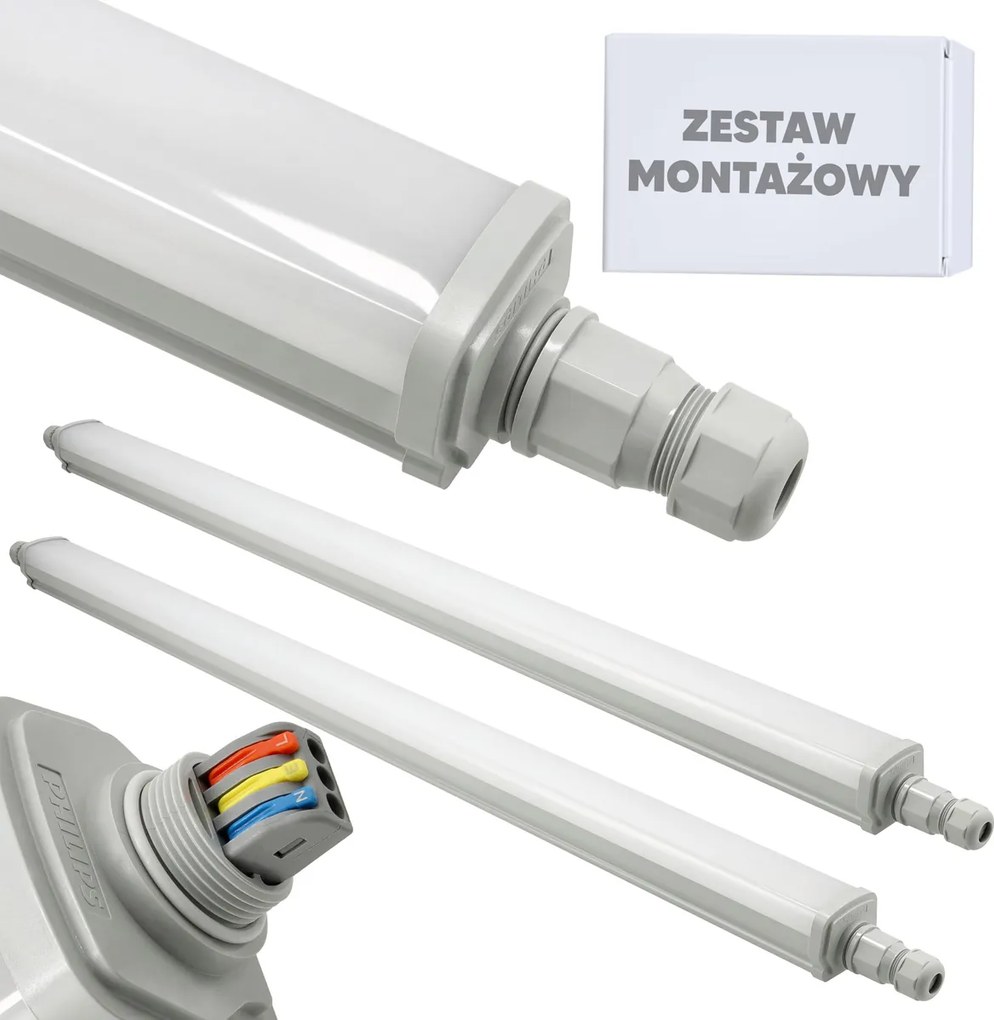 2x LED svietidlo PHILIPS 30W 125cm 3600lm IP65 4000k