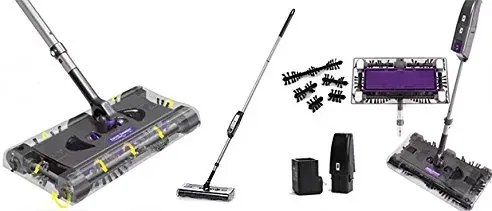 Akumulátorový zmeták Swivel Sweeper MAX - sivý