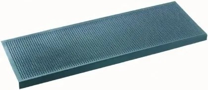 Nášľap na schody gumový, samolepiaci - 25x75 obdĺžnik (rozmer vrátane ohybu) Vopi