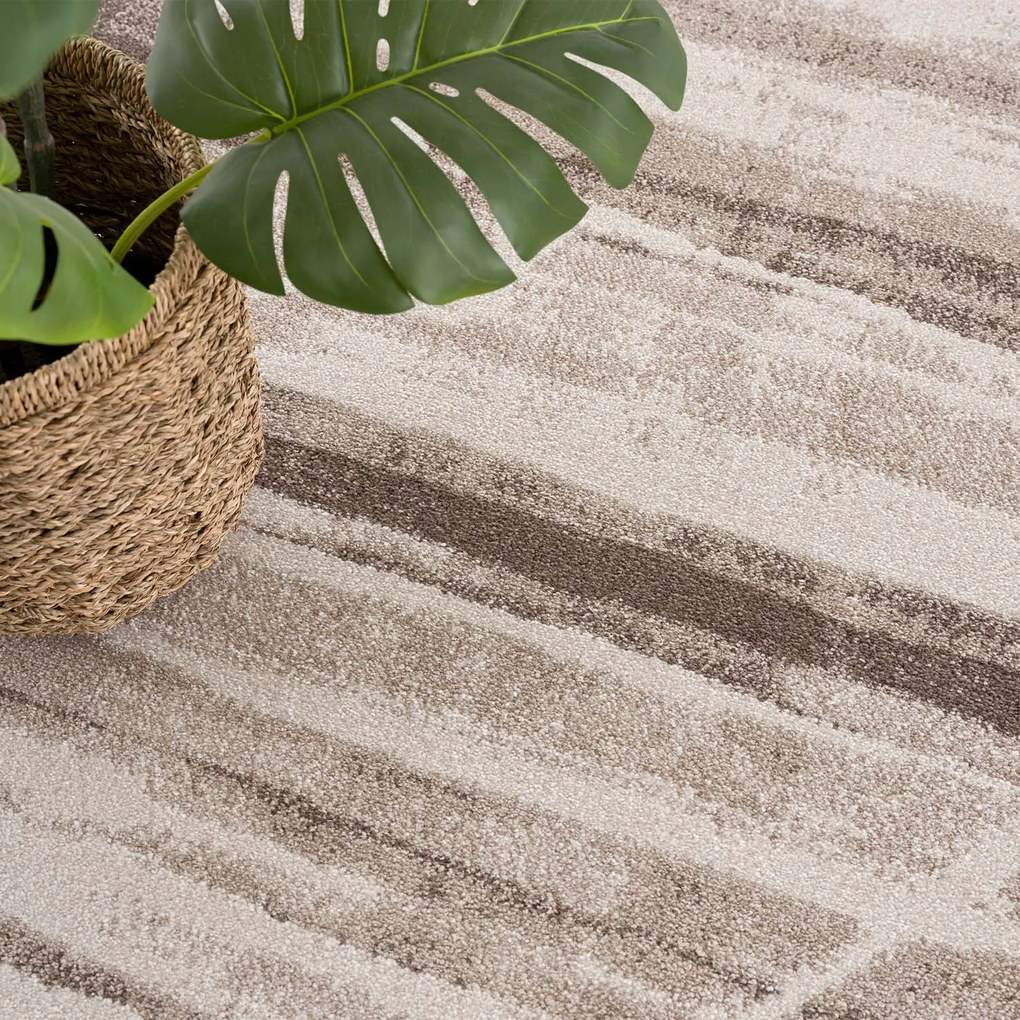 Dekorstudio Moderný koberec MODA SOFT béžový 570 Rozmer koberca: 80x150cm