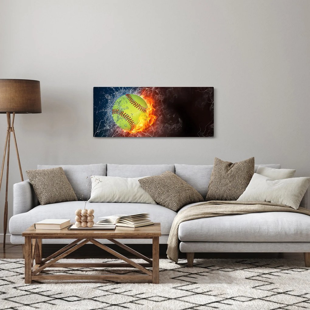 Obraz - Tenisová loptička (120x50 cm)